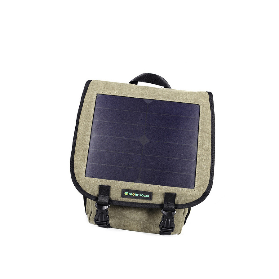 Customize Outdoor Water-Resist Hiking Camping Travel Laptop School Bag Detachable Solar Powered Usb Connector Panel Backpack