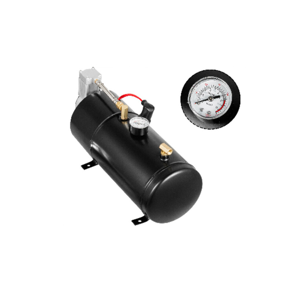 Heavy Duty Truck RV Bike and Car Air Compressor 12V 100PSI Double Cylinder Air Compressor Tyre Inflator Car Air Pump