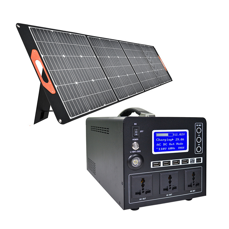 Hot Selling Solar System 1KW Complete 1KW 1000W Complete Kit Off Grid Solar Panel For Home Energy System 1000Watt