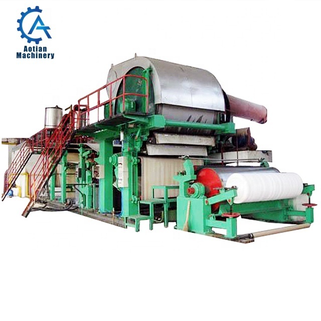 Bamboo Pulp Tissue Paper Making Machine Fully Semi Automatic Toilet Paper Machine for Sale