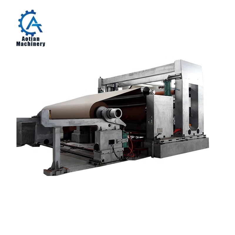 Automatic White Board Paper Rewinding Machine for Kraftliner Paper Making Machine