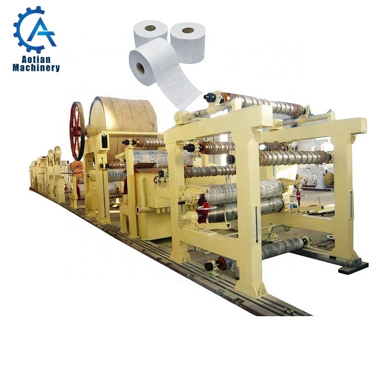 Customized and durable small business automatic tissue paper making equipment for paper mill