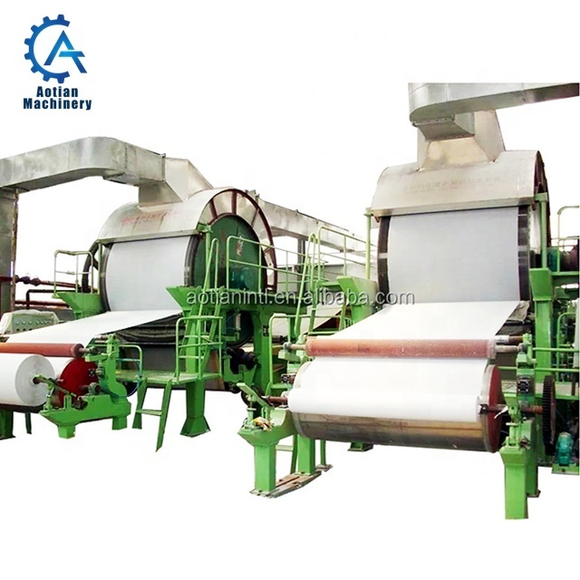 Bamboo Pulp Tissue Paper Making Machine Fully Semi Automatic Toilet Paper Machine for Sale