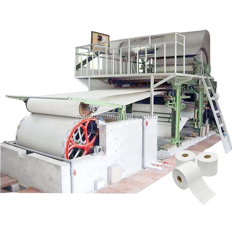 Customized and durable small business automatic tissue paper making equipment for paper mill