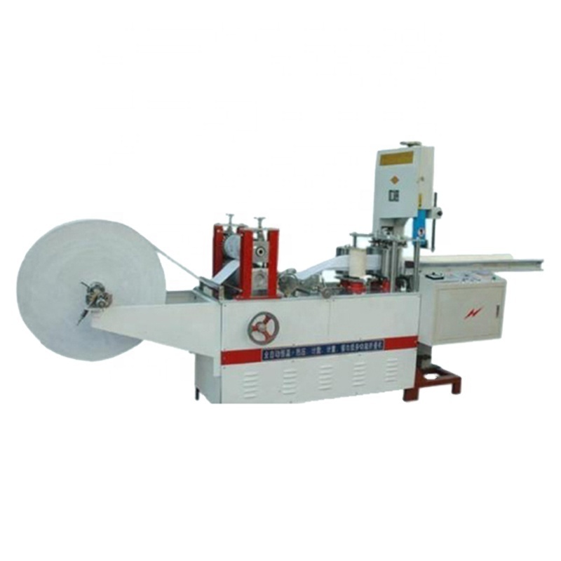 Toilet paper making machine converting napkin folding and embossing machine in paper mill