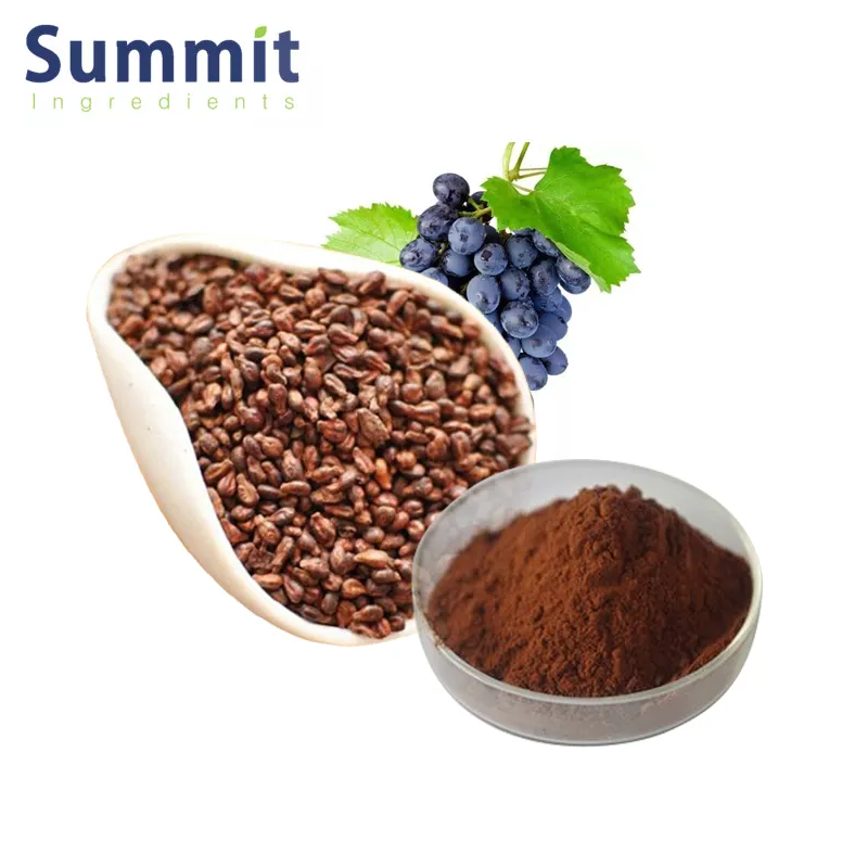 EU Warehouse Grape Seed Extract 95%Proanthocyanidins Powder OPC Oligomeric Proanthocyanidins