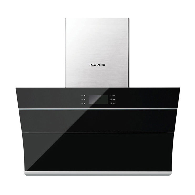 Hot Selling Environmental Friendly Fashionable and High-End glass Kitchen Chimney Range Hood