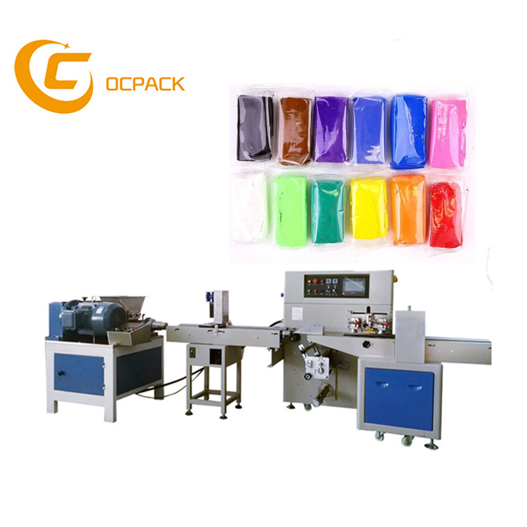 Automatic clay extruder super light clay play dough plastic clay plasticine packing machine