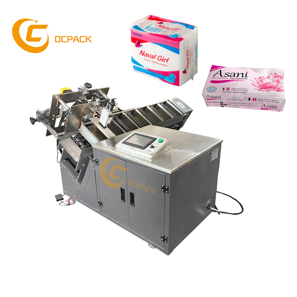 Wet Tissue Paper Sanitary Napkin Pad Automatic Horizontal Pillow Packing Machine