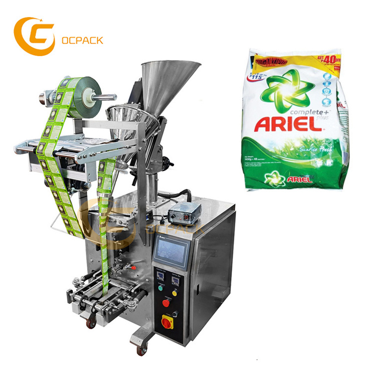 30g 50g 250g Bleaching Soap Powder Detergent Washing Powder Gusset Filling Packing Machine