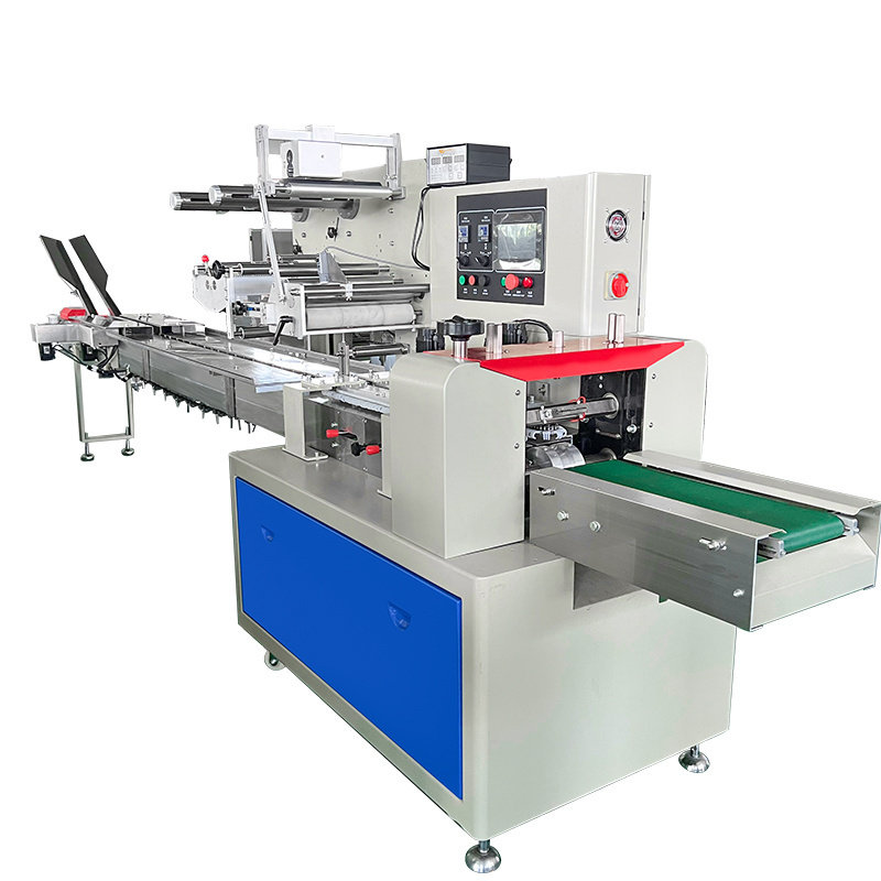 Dummy operation biscuits long tong egg yolk Pillow Packing Machine