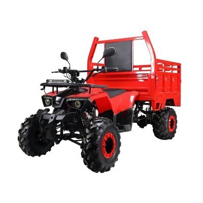 Aotong 125cc/150cc farm atv with trailer  Cuatrimoto quad bike with Cargo box  2WD 4WD off road atv