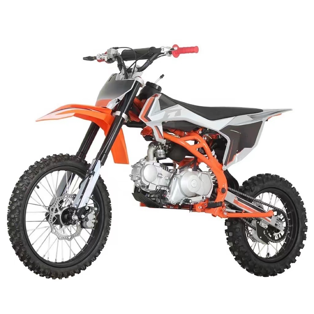 Chinese 4 Stroke Gasoline Engine Pit Bike Electric Start Adult 125cc Adult With Seat Dirt Bikes