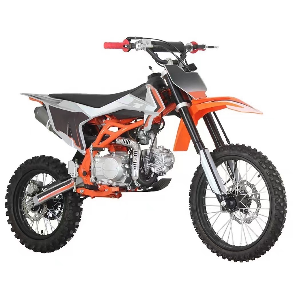 Chinese 4 Stroke Gasoline Engine Pit Bike Electric Start Adult 125cc Adult With Seat Dirt Bikes