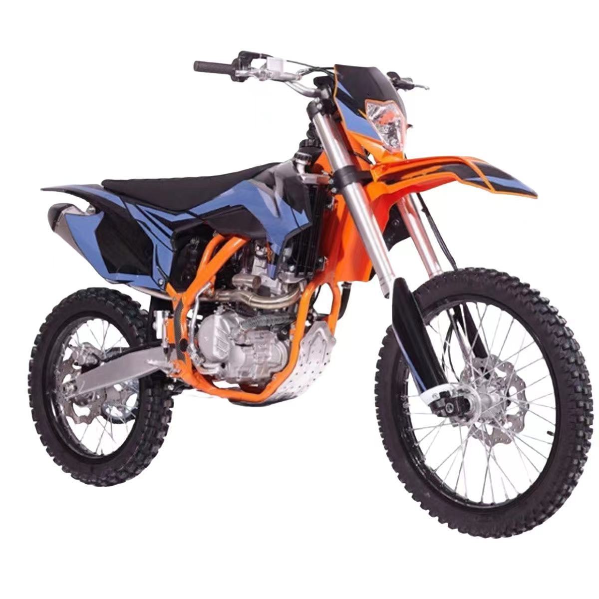 Off-road 300cc 4 stroke dirt bike, motocross Full size racing motorcycles 250cc 400cc