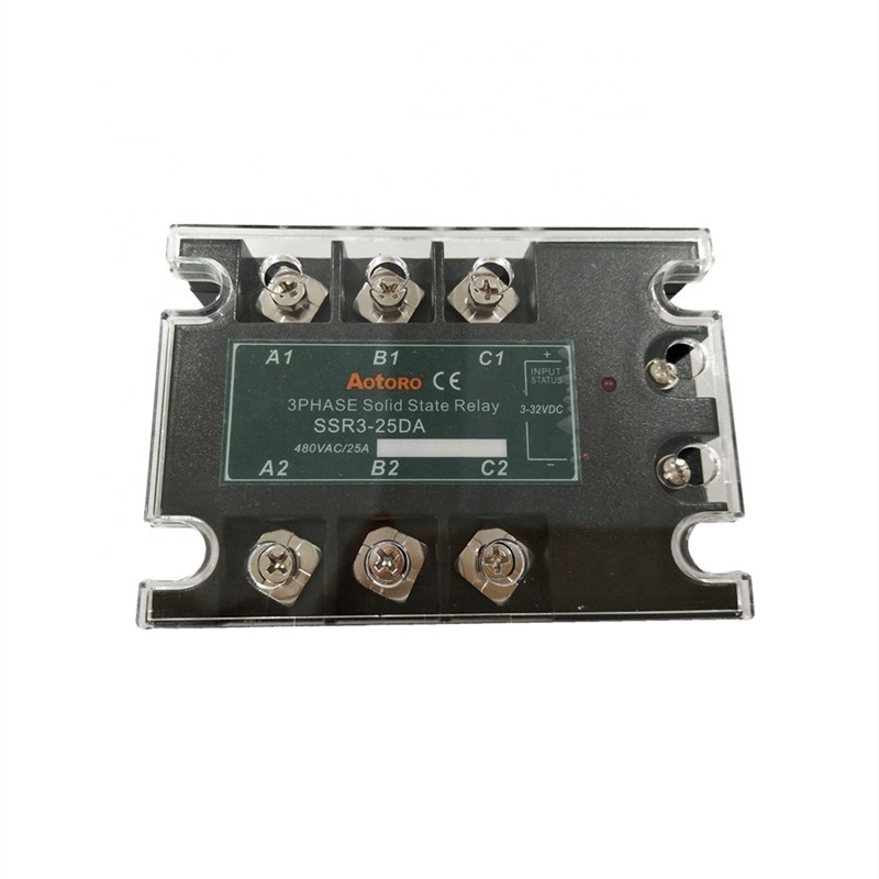 Solid state relay SSR3-40DA 40A three phase electric relay