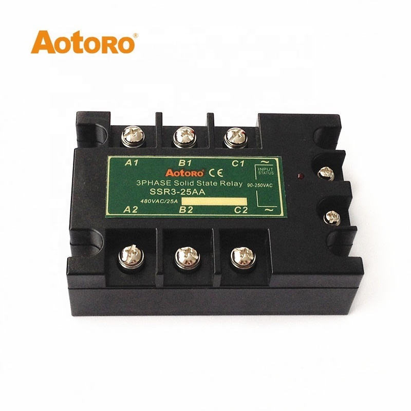 Solid state relay SSR3-40DA 40A three phase electric relay