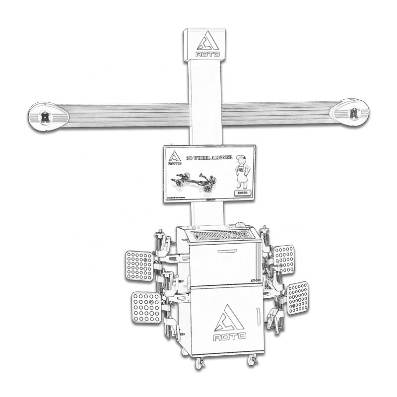 High quality 3d wheel alignment wheel balancer Tire changer machine car lift  and tools combo