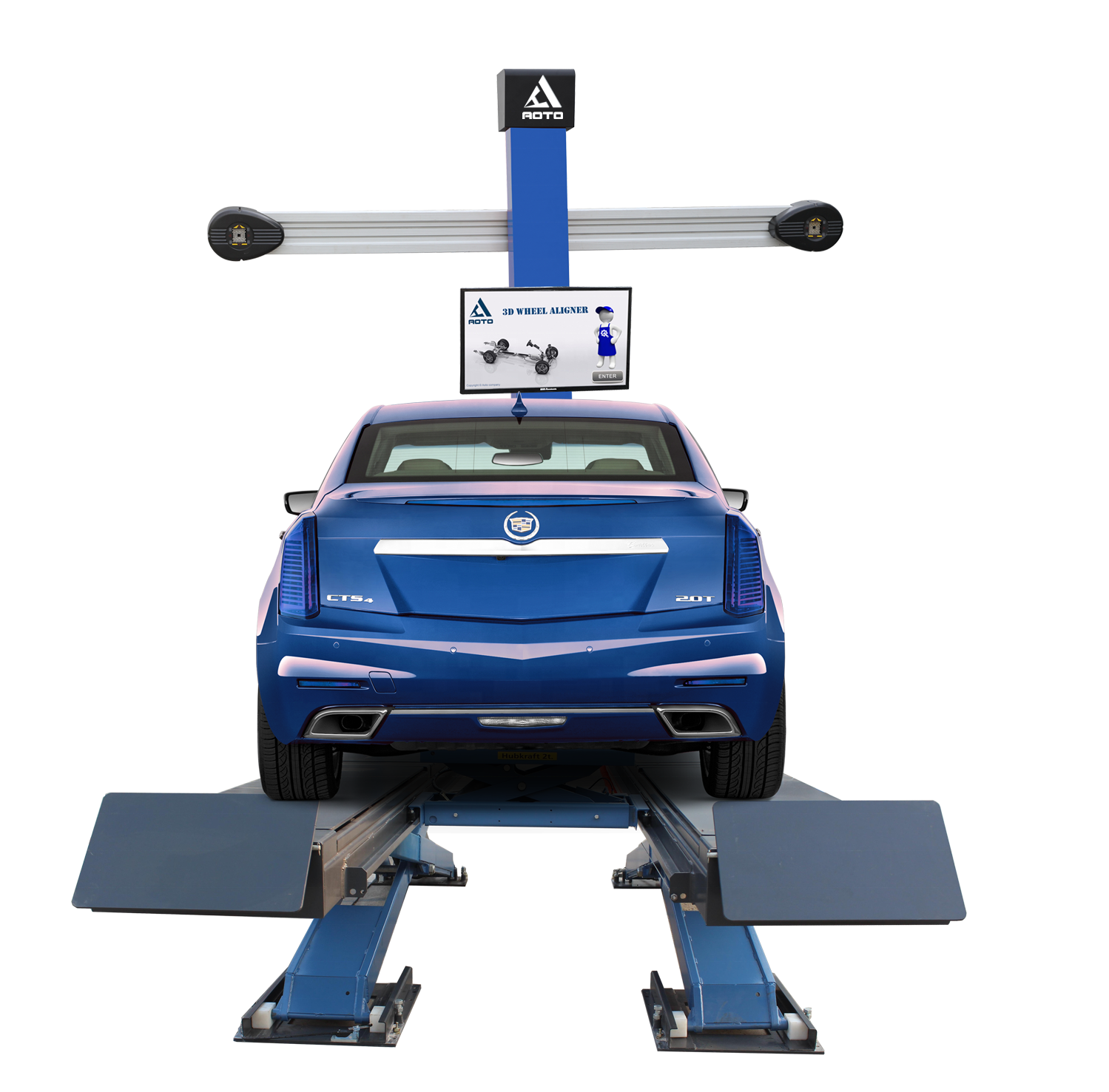 High accuracy wheel balancing and alignment equipment AT-880