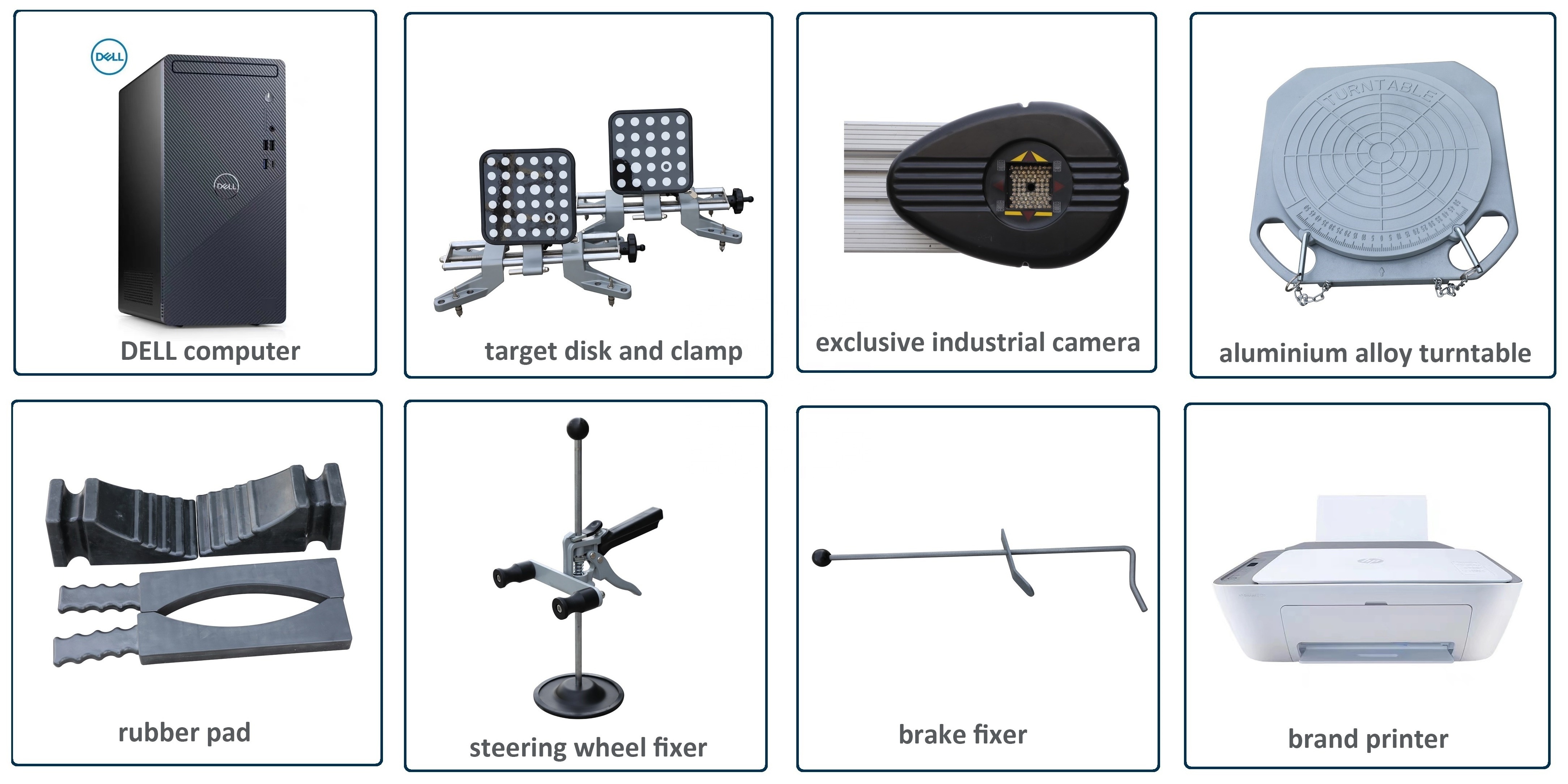 High accuracy wheel balancing and alignment equipment AT-880