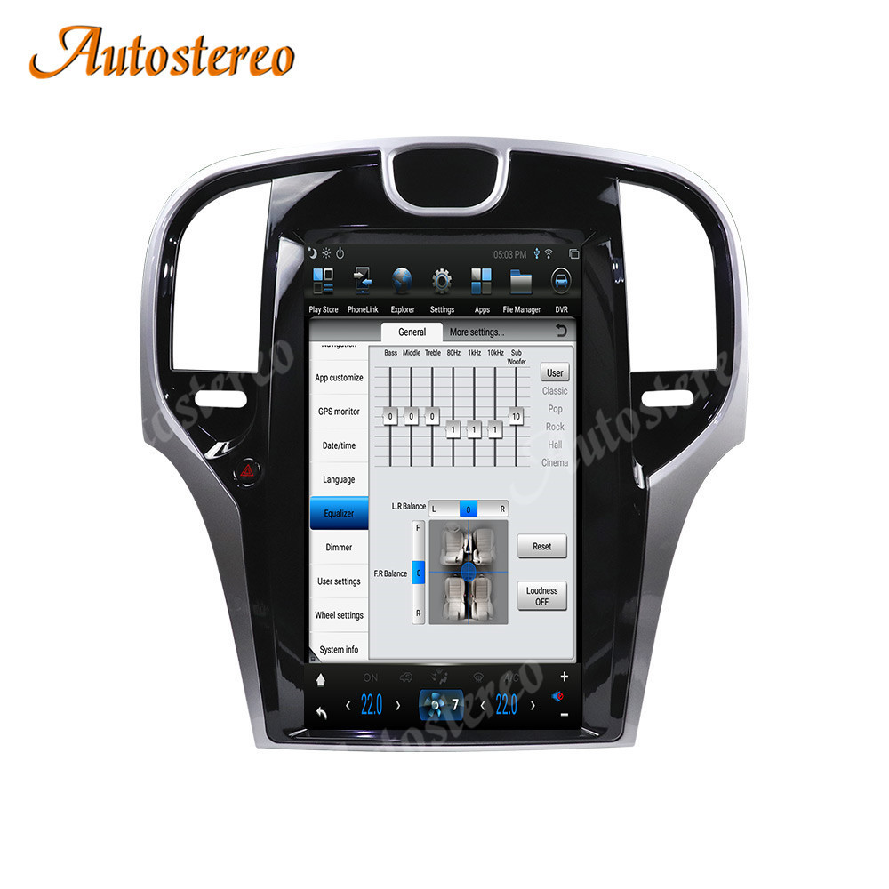 1920*1080 Vertical Screen GPS Navigation Car Radio For Chrysler 300C 2012 2013 2014 2015 2016-2019 Multimedia Stereo Player