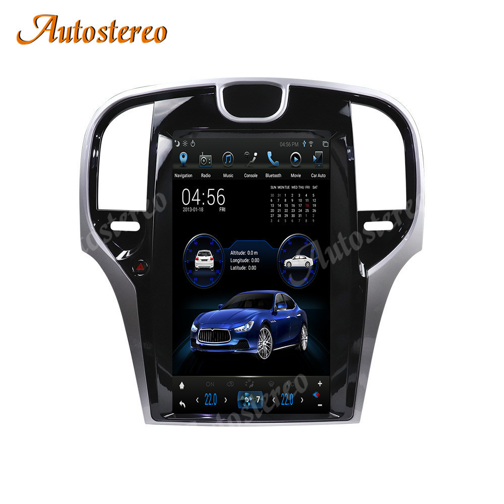 1920*1080 Vertical Screen GPS Navigation Car Radio For Chrysler 300C 2012 2013 2014 2015 2016-2019 Multimedia Stereo Player