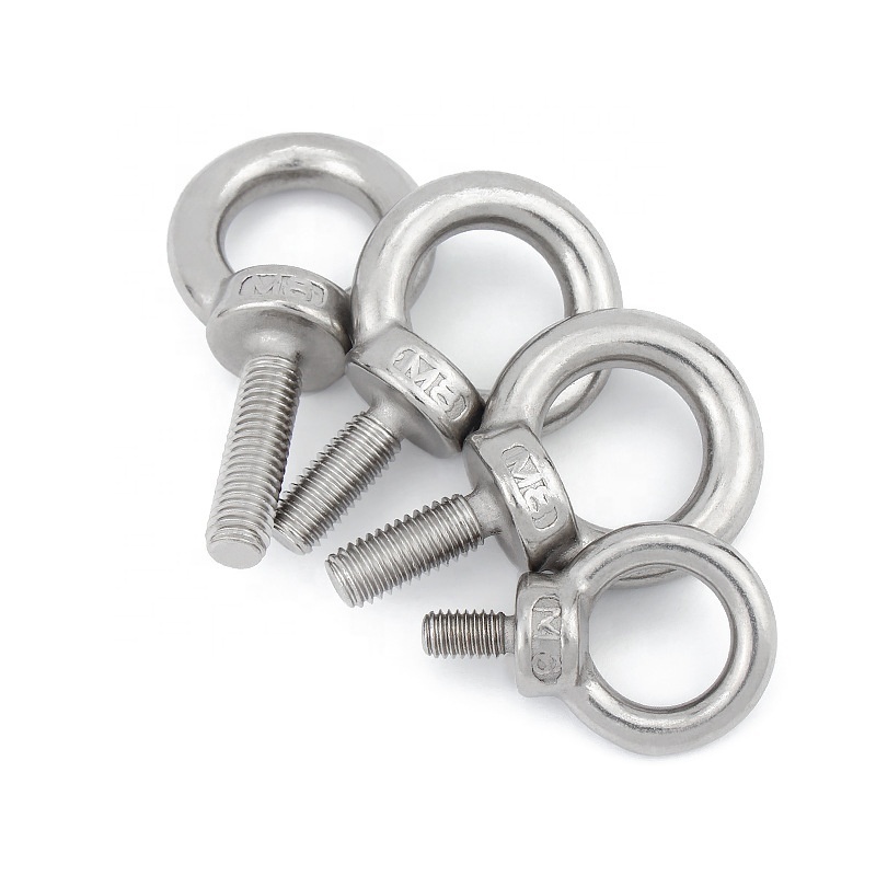 High Quality Lifting 304 DIN580 stainless steel 304 eye bolt M8*25mm