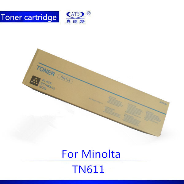 Factory selling copier spare parts color toner cartridge TN611 for Konica Minolta Bizhub tn611