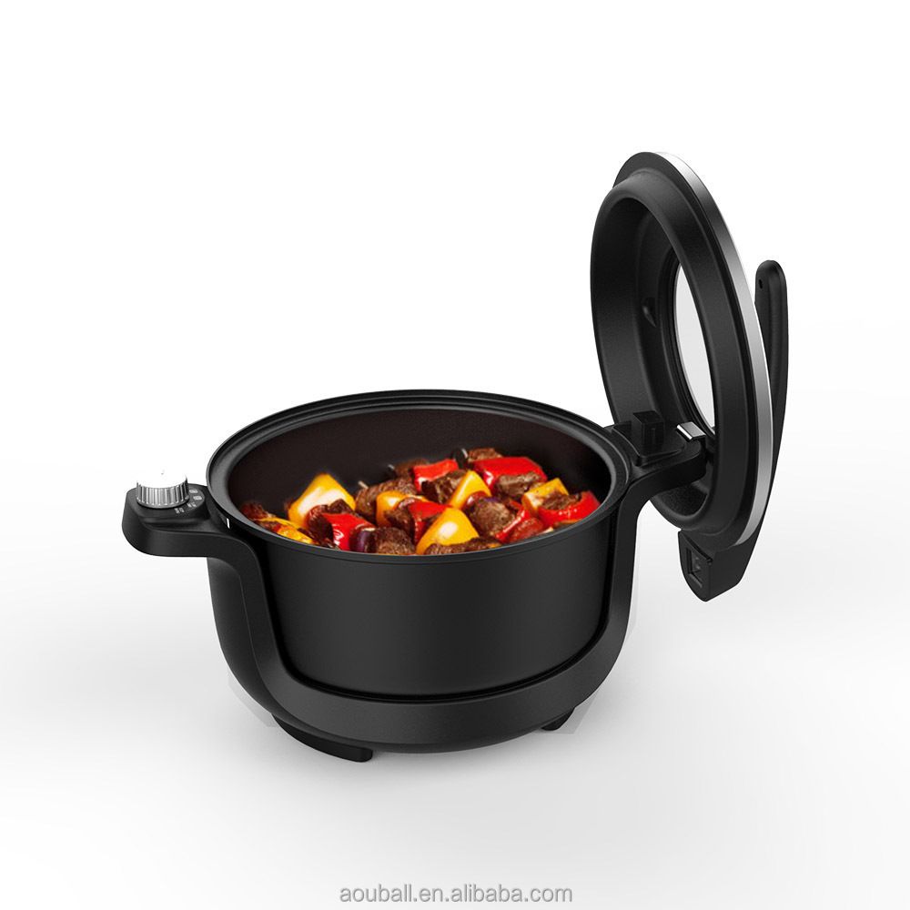 Electric Premium Cast Aluminum Home Use Electric Multi Cooker Stew pot 5L Big Capacity Slow Cooker