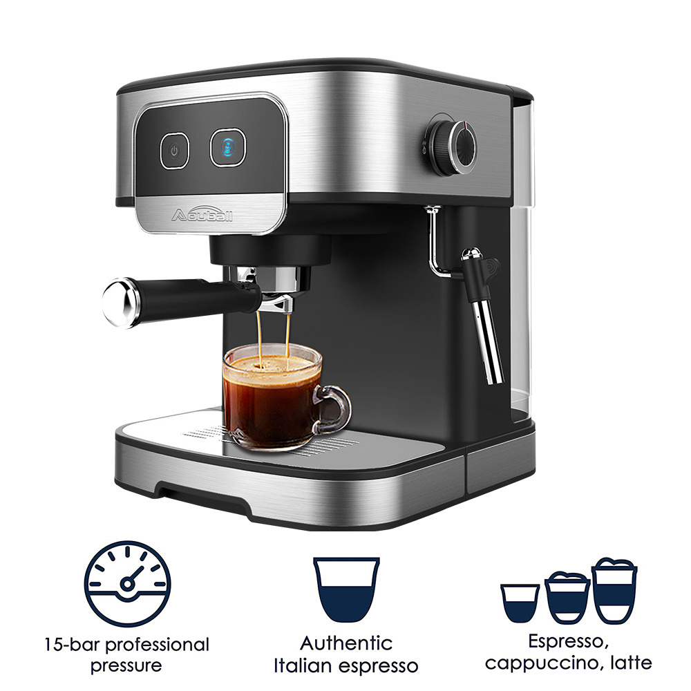 Aouball coffee and espresso coffee maker - quickly makes delicious