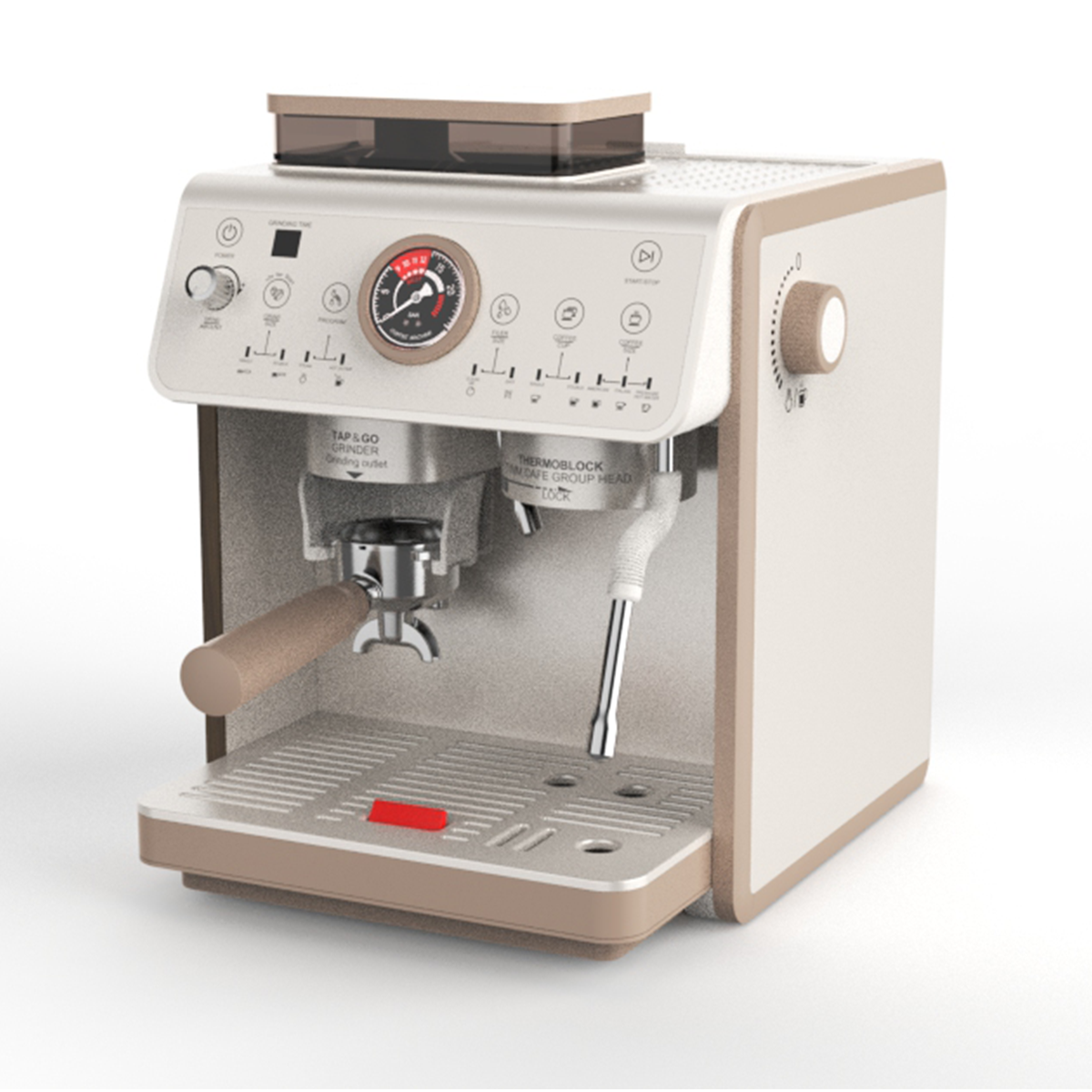 Wholesale stainless steel home coffe espresso machine professional 220v espresso italian coffee maker