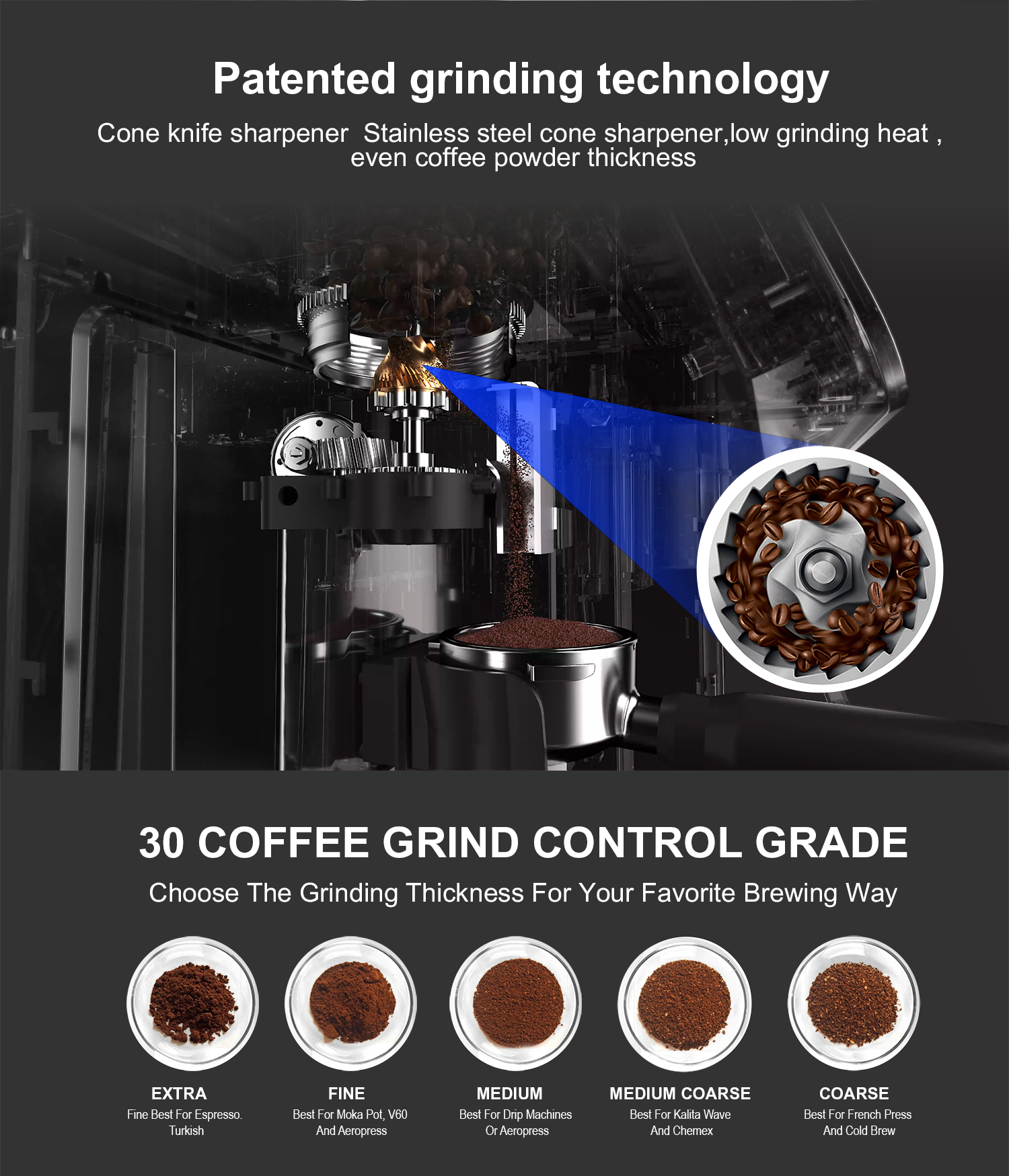 Best 2.7L water tank capacity multifunctional coffee maker custom dual boiler espresso machine espresso machine with grinder