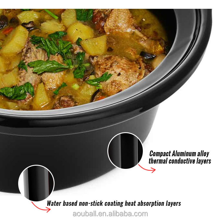 Household Fully Automatic Soup Electric Slow Cooker  Automatic Slow Cooker