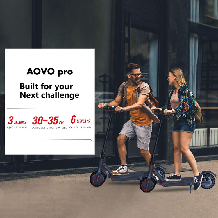 Aovopro Smart App Patinete Electrico EU DE UK US Warehouse 10.5ah Bettery Waterproof 2 Wheel Adult Fold E Scooter