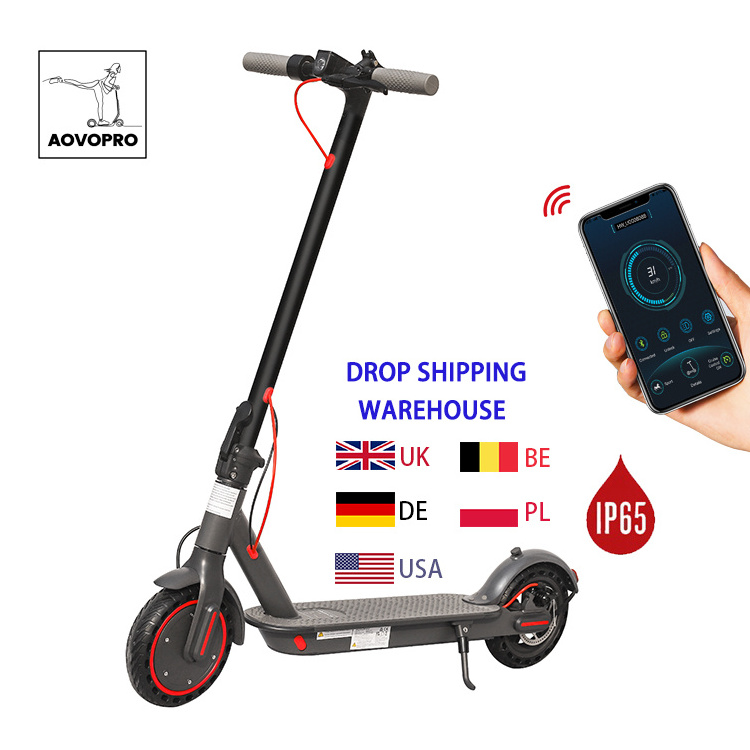 AOVO M365 Pro 350 Watt China EU DE UK Factory Delivery High Speed Scooters and Electric Scooters Adult