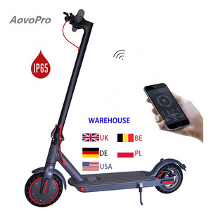 Aovo Pro Electric Step 31 km/h Speed Two Wheels Foldable Best Smart Motor Rechargeable Classic Electric Scooter for Adults