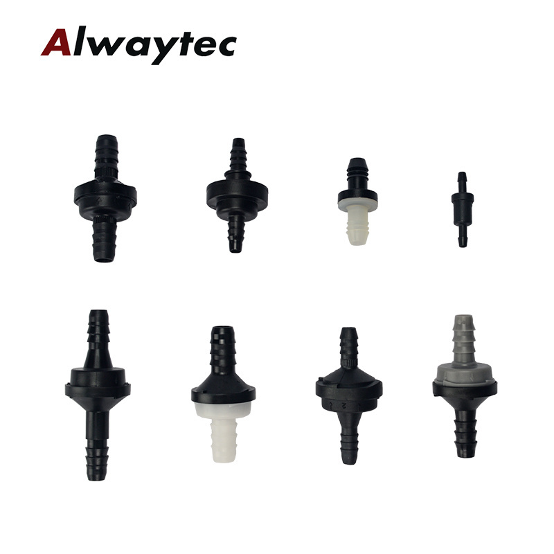 Car Vacuum Check Valve Air Pump Fuel Hose Line Plastic Non-Return  One Way Check  Valve Diaphragm Shut Off Membrane valve