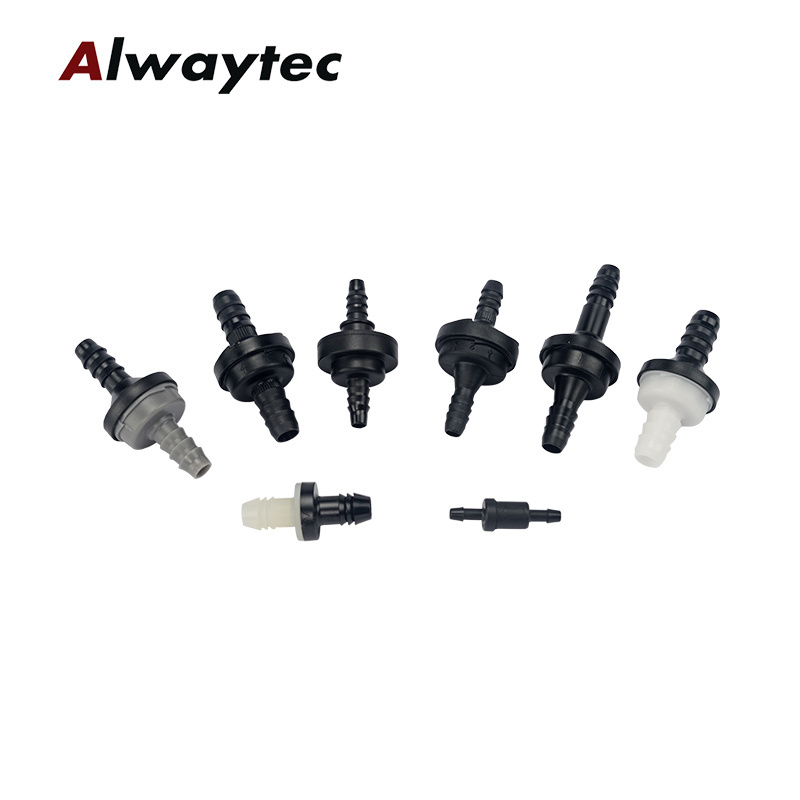 Car Vacuum Check Valve Air Pump Fuel Hose Line Plastic Non-Return  One Way Check  Valve Diaphragm Shut Off Membrane valve