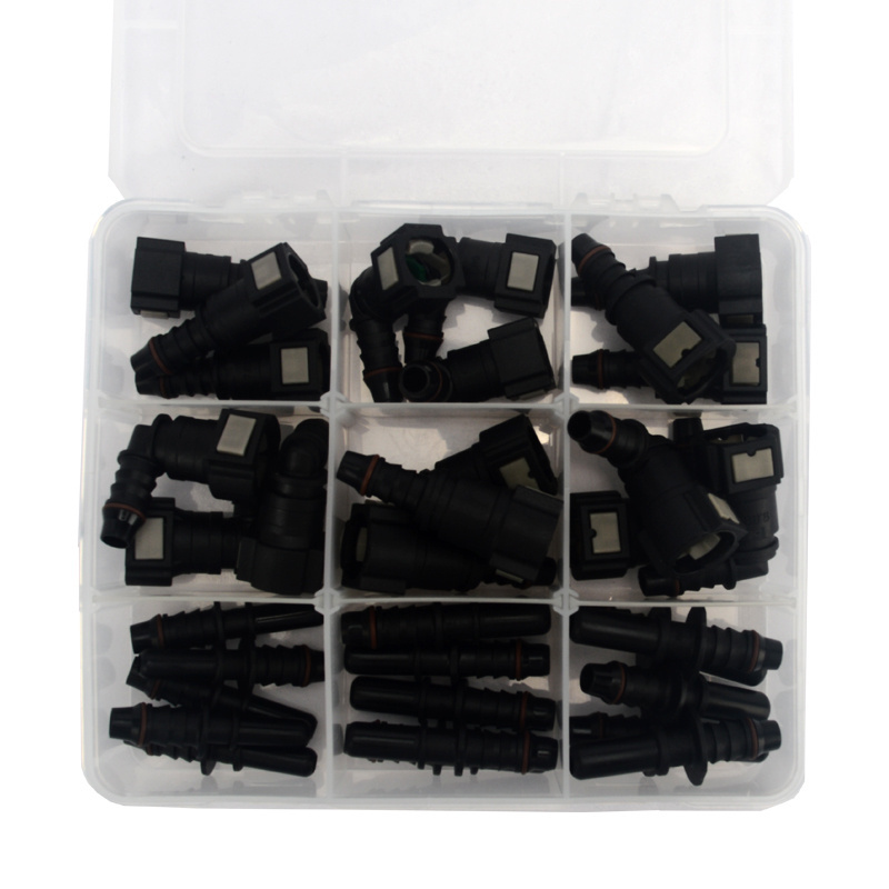 New Arrival 1 Set 7.89 9.49 9.89mm Auto Car Fuel Line Hose Coupler Quick Release Connect Connector Kit