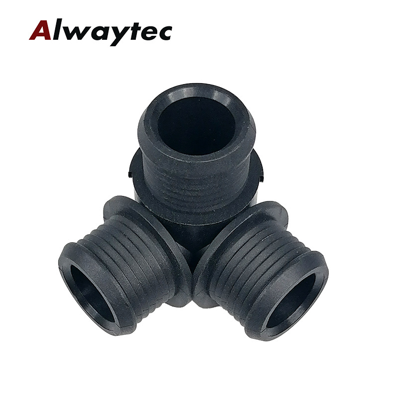 Tube Connection 18 x 18 x 18 mm Cooling Water Pressure Hose Tube Connector for Crankcase Breather Hose