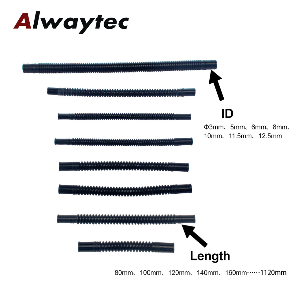 High Quality Corrugated Pipe Nylon Tube Fuel Line Hose Easy Connecting Many Lengths For Choice Made In China Auto Accessories