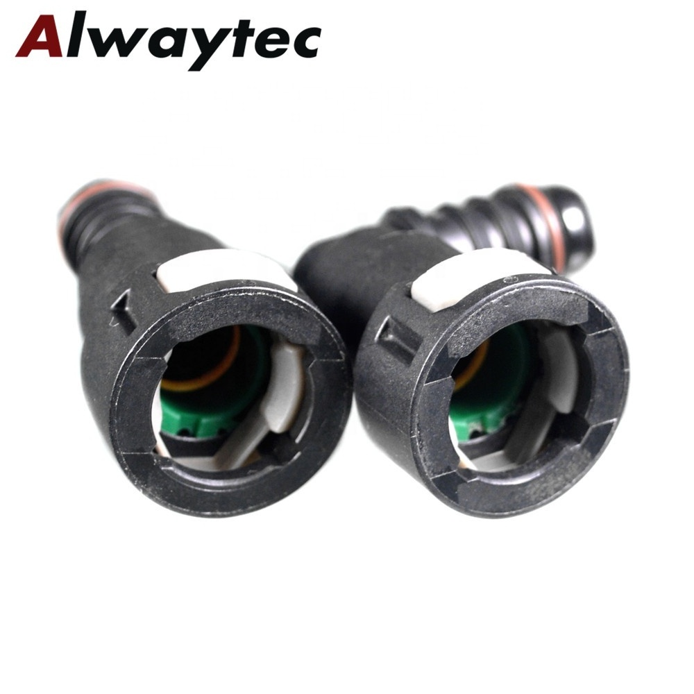 12.61mm SAE 1/2 Barb Tail Quick Connector Pipe fitting For Automotive Coolant Water Hydraulic System Fuel Hose