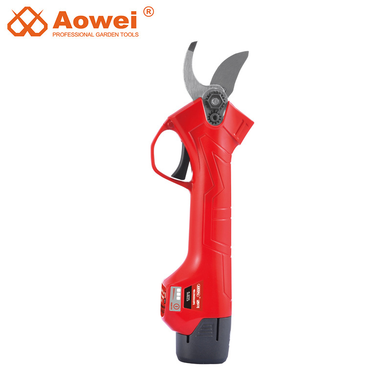 AOWEI Electric Pruning Shears 16V Strong Steel Blade Garden Trimmers cordless scissor With 2 Lithium Battery