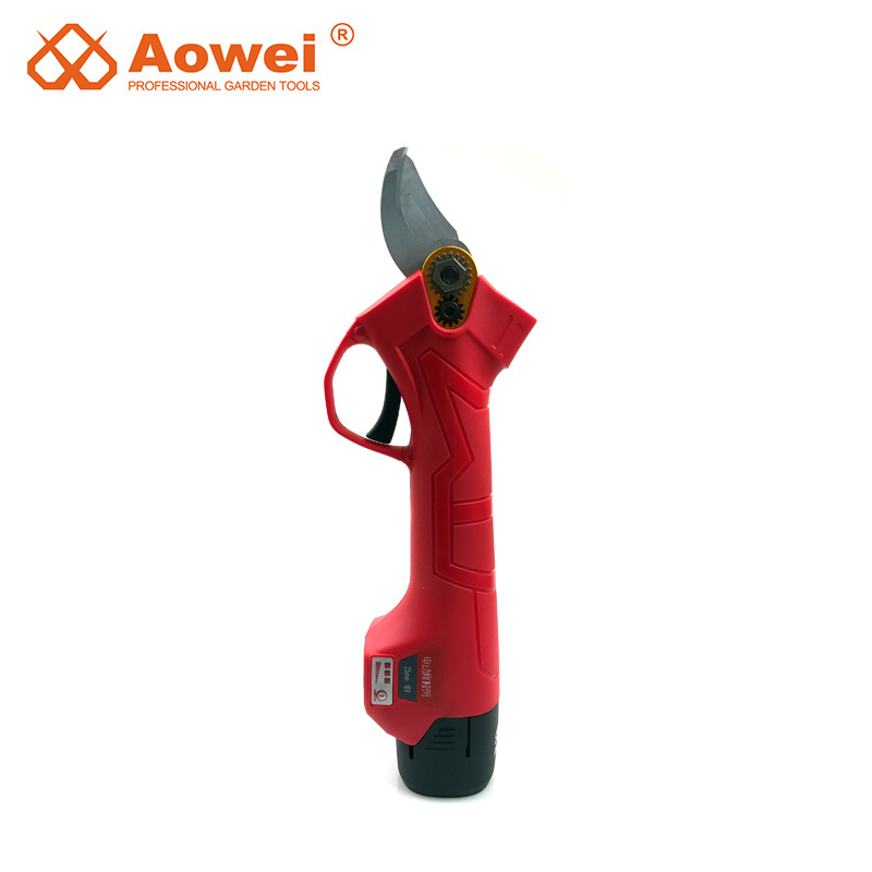 AOWEI Electric Pruning Shears 16V Strong Steel Blade Garden Trimmers cordless scissor With 2 Lithium Battery