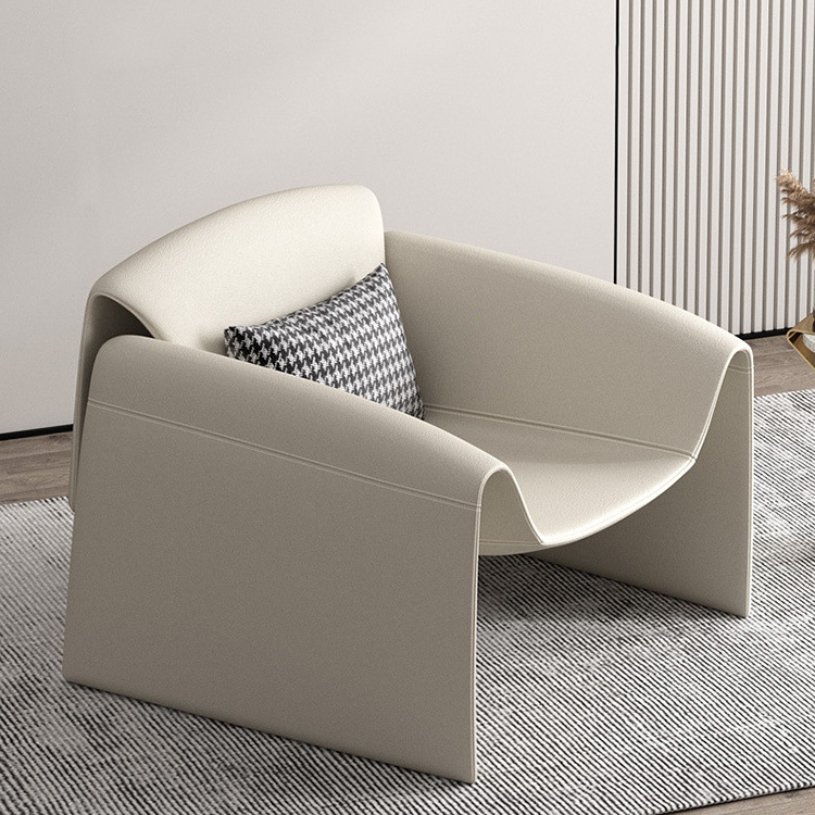 Modern simple single sofa chair Italian creative leisure chair living room furniture crab chair