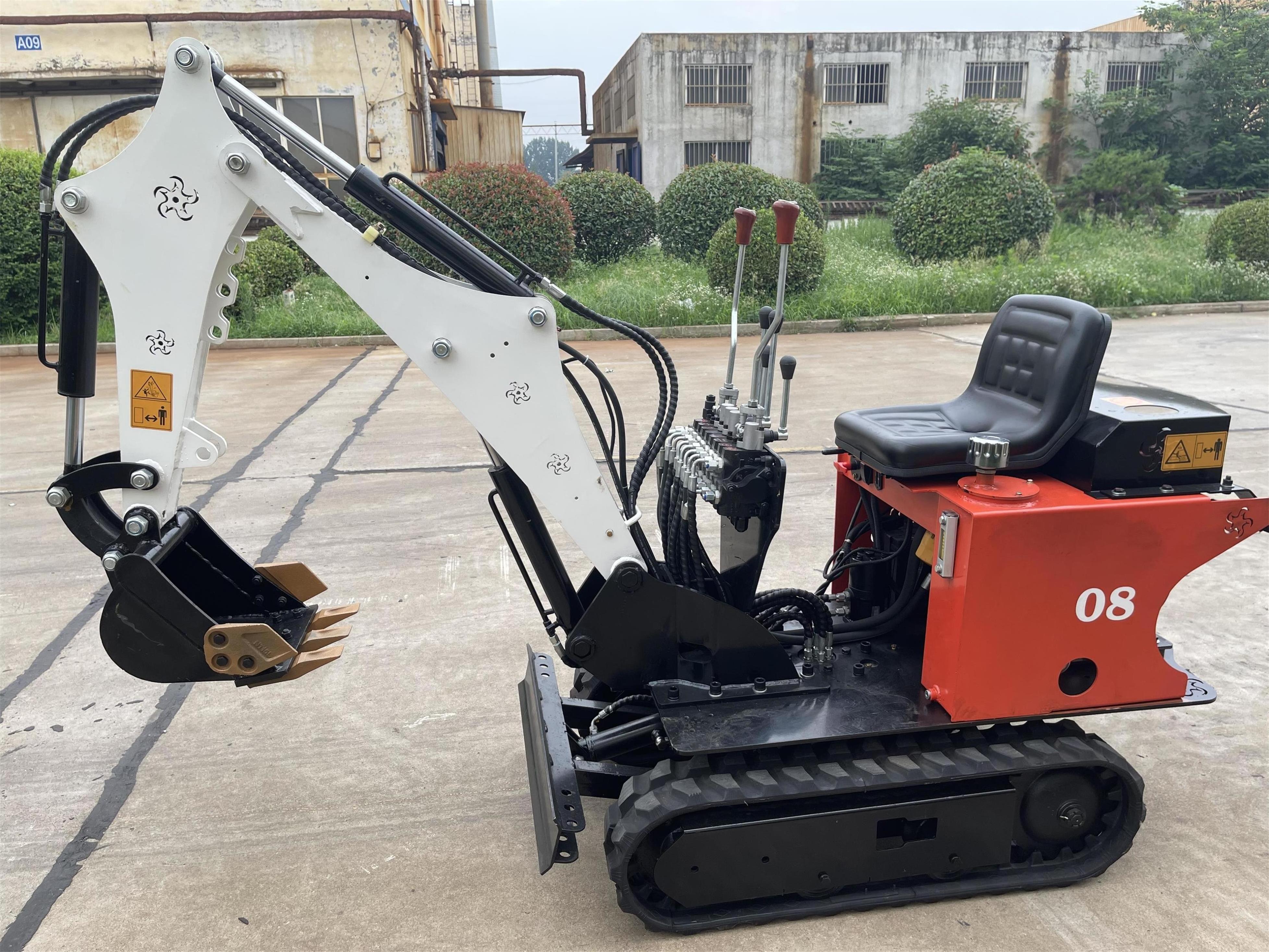 Price for 0.8 ton mini digger 0.8 ton mini excavator 1 ton with swing boom for bagger