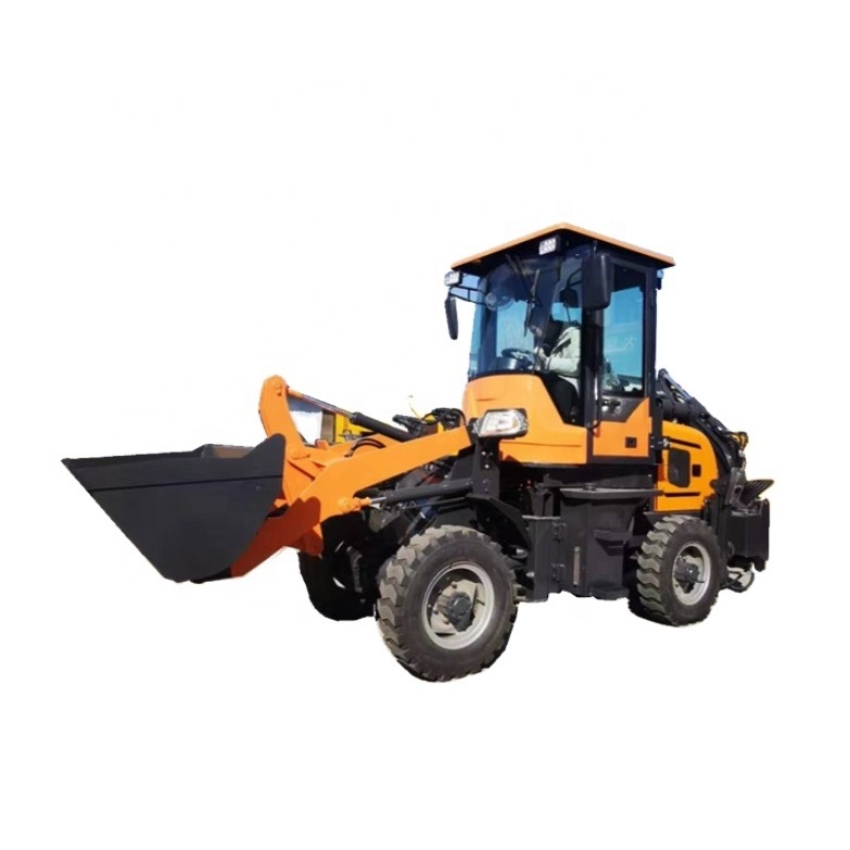 2023 CE Kubota yanmar EPA engine 4X4 small backhoe loader 4 wheel drive bachoe loader shovel digger for sale