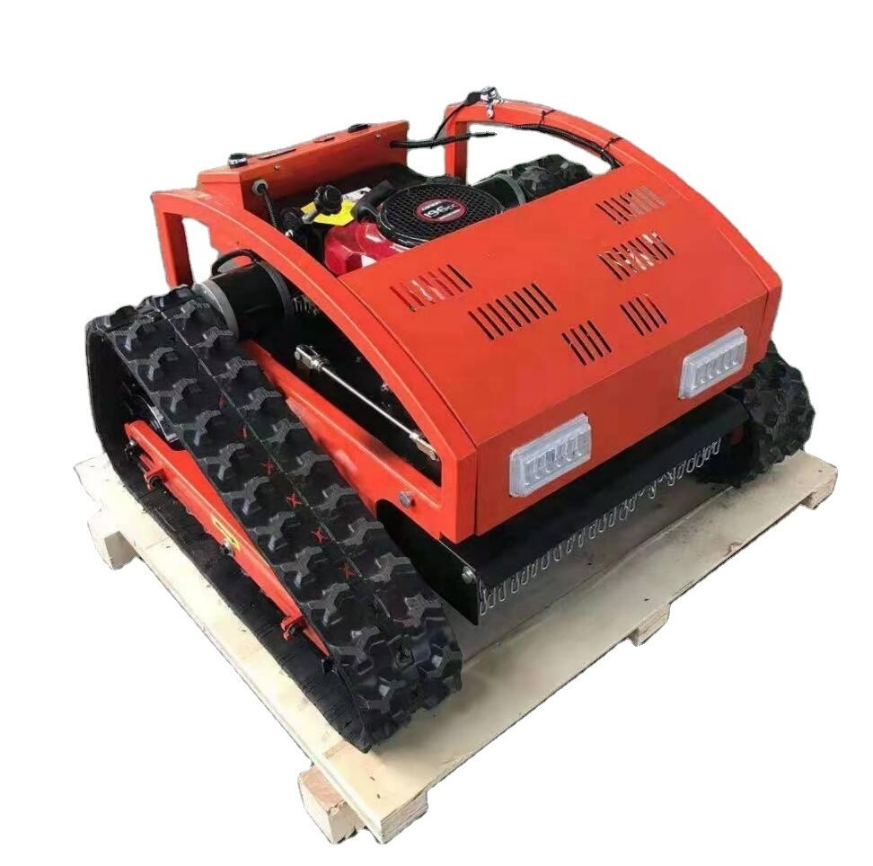 Crawler  small mini robot electric gasoline lawn mower tractor garden home orchard for sale