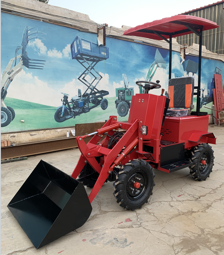 china factory price multifunction multi one  mini wheel loader front end shovel loader backhoe skid steer