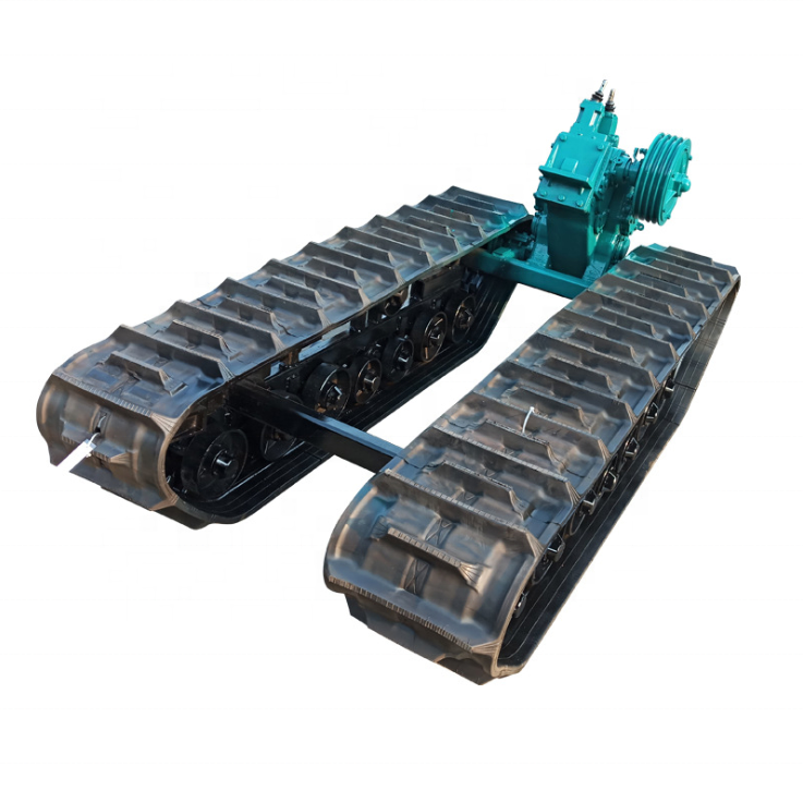 small snow vehicle Chassis Rubber track Undercarriage 0.5 to 20 Ton tracked system for Engineering Equipment Agricultural farm